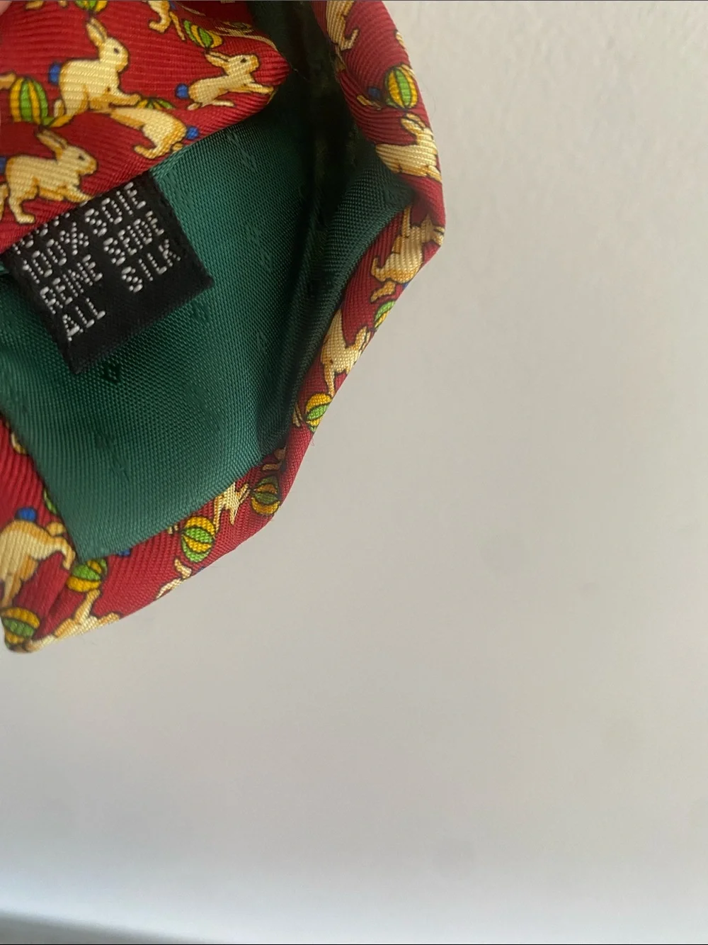 Zadi Andrew’s Silk Tie Made in italy Rabbit Hare & Ball
